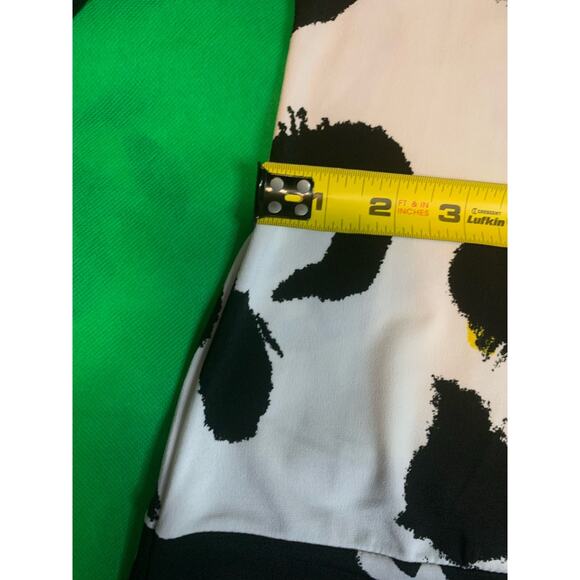 Style & Co Women's Black/White/Yellow Animal Print Long Sleeve Dress Size XL - Picture 8 of 9